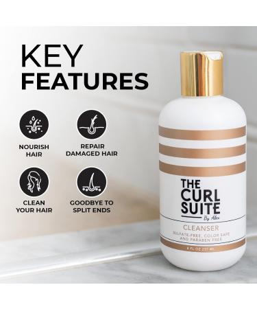 Cleansing Shampoo for Curly Hair | Goji Berry & Red Wine - Sulfate-Free Deep Cleanser (8 OZ) | International Shipping - Buy Online on GoSupps.com