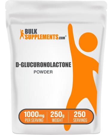 BulkSupplements.com D-Glucuronolactone Powder - Glucuronolactone Supplements - DGL Supplement - Energy Supplements for Women and Men (250 Grams - 8.8 oz) 8.81 Ounce (Pack of 1)