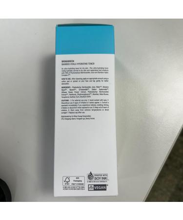 BRING GREEN Bamboo HYALU Hydrating Toner | Deep Hydration for Dry Skin | Mild Daily Refreshing Toner with Hyaluronic Acid | 250ml - Shop Internationally - Buy Online on GoSupps.com