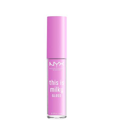 NYX Professional Makeup Milky Gloss Vegan Lip Gloss - Lilac Splash | 12-Hour Hydration | Sheer Baby Purple - Buy Online on GoSupps.com