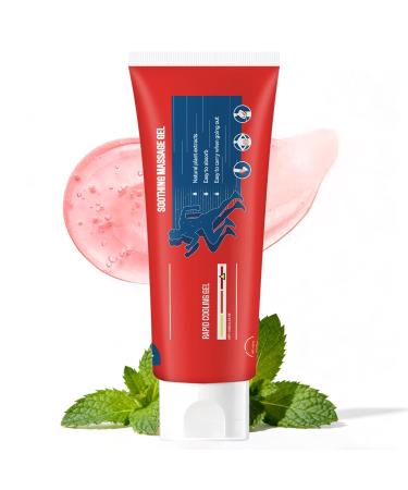 Joint Gel, Soothing Massage Cream, Joint Soothing Comfort Gel for Back, Neck, Keen, Muscle, and Foot, Absorb Quickly, Natural and Non-Greasy, 4.23OZ