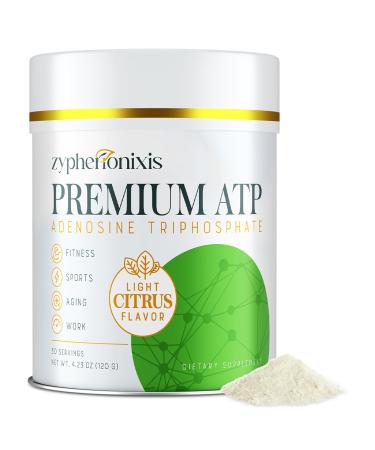 Premium ATP Supplements Powder for Cellular Energy & Performance | D-Ribose Creatine CoQ10 L-Citrulline | Nitric Oxide Booster & Mitochondrial Support | Caffeine-Free 30 Servings 4.23 Ounce (Pack of 1)
