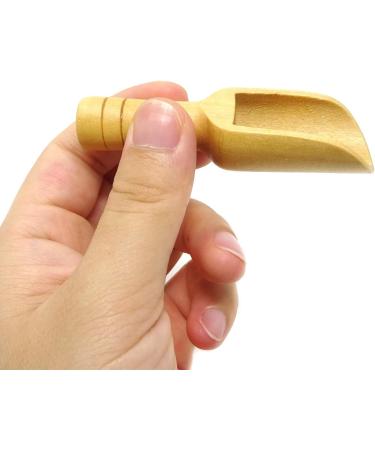 Honbay 12PCS Mini Wooden Scoops for Bath Salts and Tea - Perfect for Home Spa and Tea Time - Buy Online on GoSupps.com
