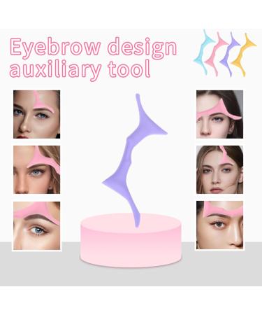 MCAORI 6 in 1 Silicone Eyeliner Makeup Stencils Wing Tips Reusable Washable Aid Eyebrow Pencil Quick Stencil for Shape Eyebrows - Buy Online on GoSupps.com