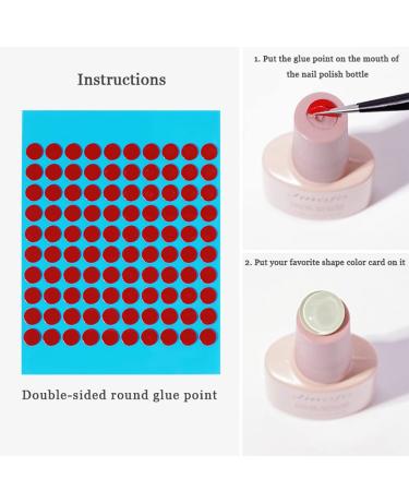 30-Piece Glass Nail Pattern Tip Set | Geometric Nail Art Display | Clear Nail Color Display & Double-Sided Adhesive Tape for Nail Studio - Oval Style - Buy Online on GoSupps.com