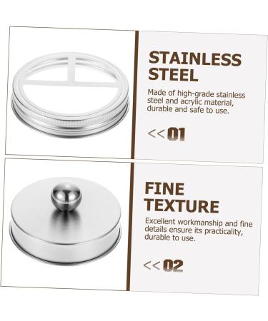 Buy Zerodeko 5 Sets Metal Mouth Covers & Rustic Home Accessories | Soap Foam & Lotion Storage Ideal for Modern Homes - Buy Online on GoSupps.com