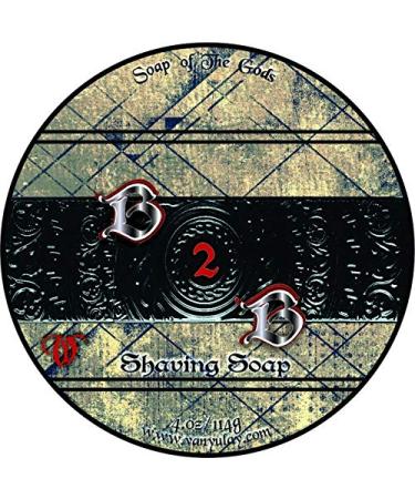 B2B Natural Moisturizing Shaving Soap with Cocoa Butter 4.0 oz