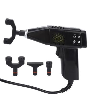 Electric vertebral chiropractor joint reduction massage gun chiropractic adjustment tool back massage neck massage depth tissue massage instrument (AU-plug)