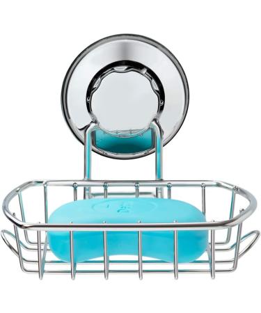 SANNO Suction Cups Shower Caddies 2 Soap Dishes Holder Large Shampoo Shower Gel Holder Bathroom Bath Organizer 4 - Buy Online on GoSupps.com