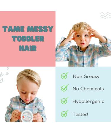 LANE & CO. Hair Paste - Natural & Organic Styling Gel for Babies, Toddlers & Kids - Safe, Non-Sticky Formula to Tame Bed Head & Flyaways - 2oz - Buy Online on GoSupps.com