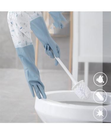 Dishwashing Gloves Dishwashing Gloves Warm Plush Rubber Waterproof Kitchen Dishes Household Gloves Washing Bowls Gloves Tools - Buy Online on GoSupps.com