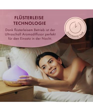 Buy The Body Source 300ml Ultrasound Aroma Diffuser - LED Humidifier & Electric Fragrance Lamp for Essential Oils - Aromatherapy for Home Office & Spa - Buy Online on GoSupps.com