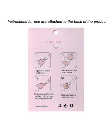 3D Self-Adhesive Flower Nail Art Sticker Decals - Fashionable White Floral Design for Manicure and Toenails - 3 Sheets - Buy Online on GoSupps.com