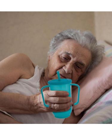 Convalescent Feeding Cup Drinking Aids Feeding Cup with Straw Liquid Feeder Dysphagia Cup Patient Drinking Cup for Elderly Adult Disabled - Buy Online on GoSupps.com