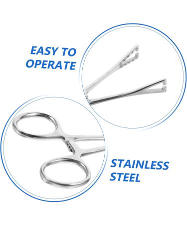 BESPORTBLE Reptile Feeding Clip Cricket Feeder Aquarium Tongs Extra Long Stainless Steel Silver - Buy Online on GoSupps.com