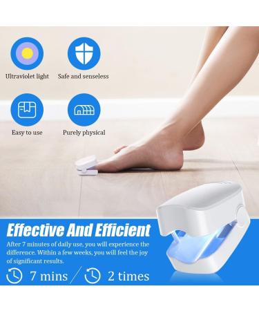 HRKVSK Portable Light Therapy Device for Nail Fungus - Rechargeable Treatment for Toenail Diseases - Buy Online on GoSupps.com