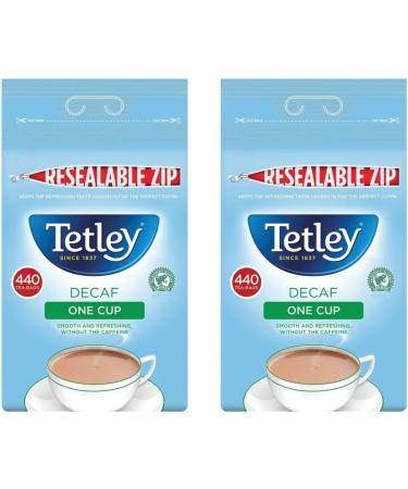 Tetley One Cup Decaf Tea Pack of 2 X 440 Tea Bags (Total 880 Teabags) - Buy Online on GoSupps.com