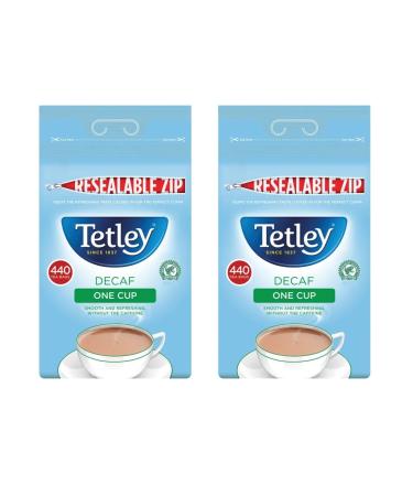 Tetley One Cup Decaf Tea Pack of 2 X 440 Tea Bags (Total 880 Teabags) - Buy Online on GoSupps.com