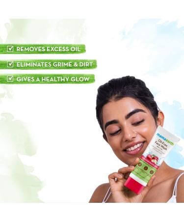 Mamaearth Oil-Free Face Wash with Apple Cider Vinegar | Salicylic Acid Cleanser for Oily & Acne Prone Skin | SLS & Paraben Free | 3.38 Fl Oz (100ml) | Buy Online Worldwide - Buy Online on GoSupps.com
