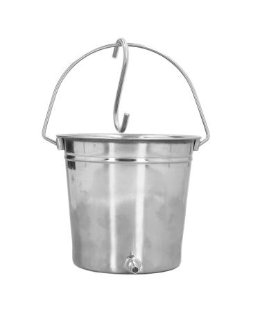 XCELLO enema set 2 L stainless steel-coffee inlet bucket set with silicone hose nozzle tip versatile coffee inlet set for liver cleaning
