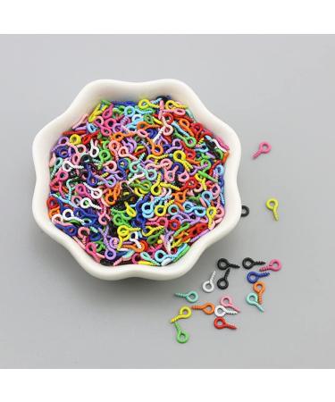 500Pcs Small Screw Eye Pins for DIY Jewelry Making - 4x8mm Metal Screw-in Hooks for Arts & Crafts Projects - Buy Online on GoSupps.com