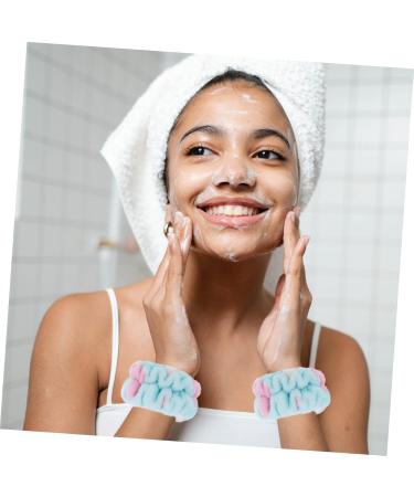 5paires Bracelets Microfibre Pour Lavage Du Visage Accessoires Pratiques Pour Spa Domicile Couleurs Al atoires - Buy Online on GoSupps.com