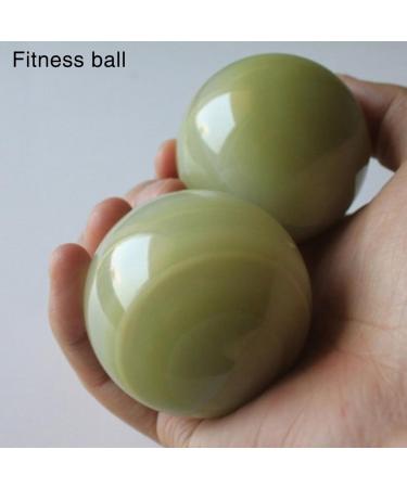Jade Hand Massage Balls | 2 Pieces Baoding Balls for Acupuncture & Qi Gong Health Care & Hand Exercise - Buy Online on GoSupps.com