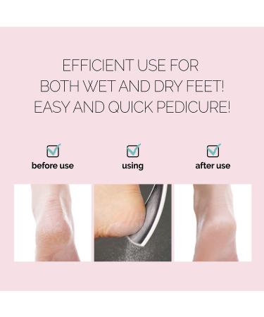 F3 Systems S-Line Emery Foot File | Double-Sided Pedicure Tool for Cracked Heels | Ergonomic Design, 1 Count - Buy Online on GoSupps.com