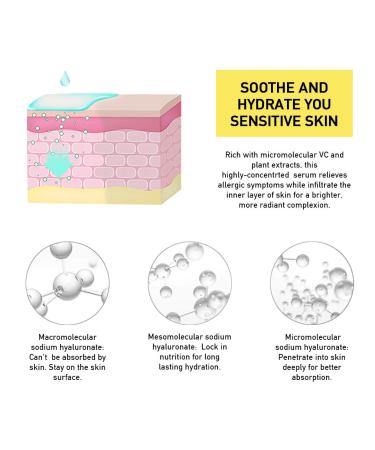 Hyaluronic Acid Serum for Face & Eyes with Vitamin C - Anti-Aging, Hydrating & Moisturizing - Fragrance-Free & Vegan - 1 Oz - Buy Online on GoSupps.com