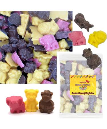 Pick and mix Hannah Animals Bag 01Kg - Strawberry chocolate and cream flavoured candy