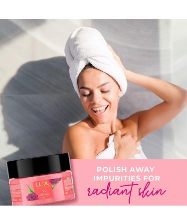 L.U.X Rose & Aloe Vera Body Scrub - 300g | Nourishing Exfoliator for Soft Glowing Skin | International Shipping Available - Buy Online on GoSupps.com