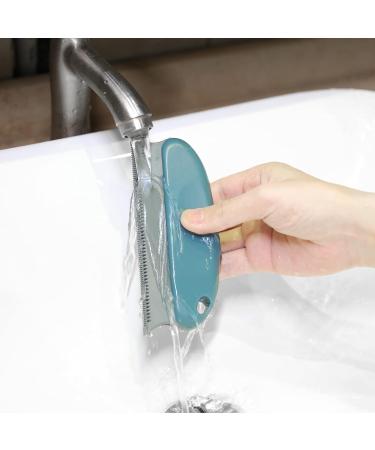 Molain Animal Hair Remover Brush - Effective Dog & Cat Hair Removal for Carpets Furniture and Cars - Dark Blue Rubber Brush - Buy Online on GoSupps.com