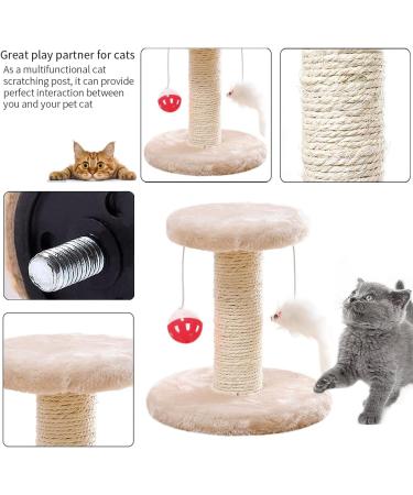 Premium Cat Tree with Plush Seats & Sisal Scratch Column | Climbing Furniture for Cats | International Shipping Available - Buy Online on GoSupps.com