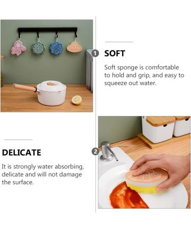 Utensils Multi Sided Scrubbing Scouring Stick Pans Non- Dishwashing Dishes Rags Supplies Wipe Sponges Washing Double- Pads Cookware Planet Non Pan Car Veggies Cleaning Pot As Shown - Buy Online on GoSupps.com