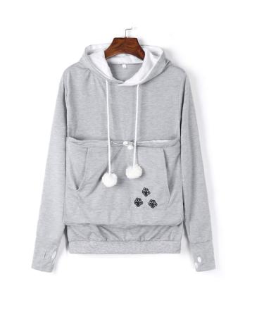 Acmed women sweater hooded sweater with cat dog bag bag cat pocket cat sweatshirt sweater hoodie hooded cat sweater bags long autumn winter big sizes