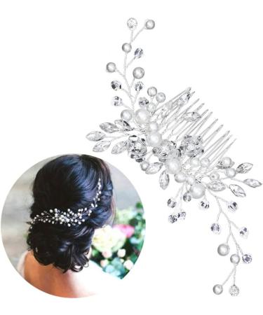 Hair Combs Slides Clips Bridal Flower Hair Pins for Girls Women Hair Accessories Hair Clips - Buy Online on GoSupps.com