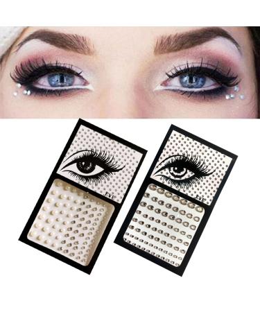 MINGT Rhinestone Face Gems Stickers | Eye Jewels Makeup Glitter for Women | Rave Accessories Mermaids - 243 PCS - Buy Online on GoSupps.com