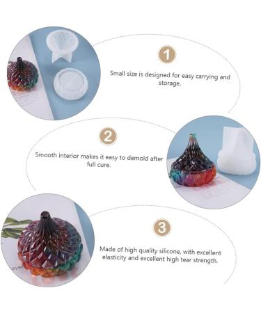 STOBOK 2pcs Box Storage Box Mold Silicone Molds Diy Silicone Mold Epoxy Diy Supplies Water Drop Storage Jar - Buy Online on GoSupps.com