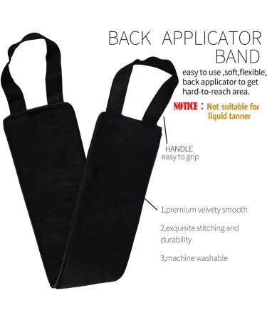 Back Tanner Applicator Machine Washable Soft Black Lotion Applicator with Handle - Back Moisturizer Applicator for Back Tanning Lotion Povanjer Lotion Application Tool - Buy Online on GoSupps.com