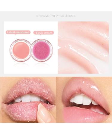 Lip Scrub Moisturizing Lip Mask 2 In 1 Lip Balm Repair Exfoliating Remove Dead Skin Fade Lip Wrinkles Fine Lines Lip Primer Nourish Lip Care - Buy Online on GoSupps.com