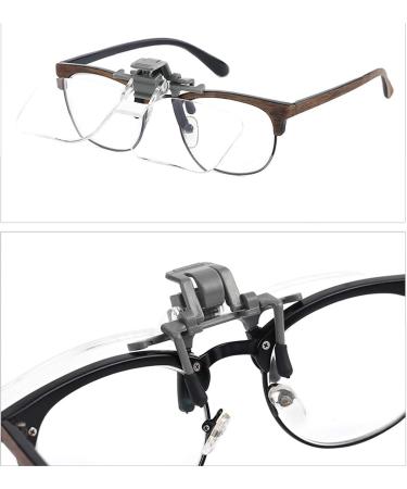 Clip-On Flip-Up Reading Glasses 60mm Magnifying Glasses for Close Work Sewing & Watching Black International Shipping Available - Buy Online on GoSupps.com
