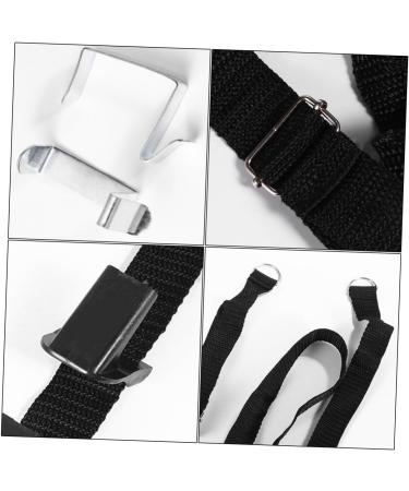 Cabilock 2pcs Coat Rack Multi-Purpose Hook Belt Towel Hooks Baseball Hat Holder for Door Over Door Hanger 216x2.5x0.2cm Black - Buy Online on GoSupps.com