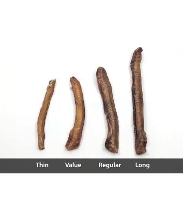 Alberta Beef Bully Sticks Dog Treats (Long Pack - 10 Sticks) 8 to 11 Inches Long by Gnaw Shop - Made in Canada - Low Odour All Natural Single Ingredient Dental Chew Sticks - Buy Online on GoSupps.com