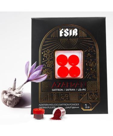 Esir Super Premium Saffron - 100% Pure & Natural Saffron Powder, Premium Quality Saffron 1g - Pack of 1 |