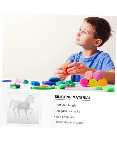 COHEALI 4 Pcs Silicone Mold Fondant Molds Silicone Horse Resin Craft Mold 3d Homemade Supplies Bubble Whitex2pcs 7.6X7.6CMx2pcs - Buy Online on GoSupps.com