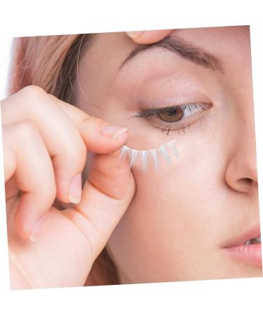 Beaupretty 2 Pairs White False Eyelashes Makeup Eyelashes Natural White Curly Eyelashes Reusable Cosplay Lashes Blue Contacts for Eyes Chemical Fiber 5d Three-dimensional Makeup Tools - Buy Online on GoSupps.com