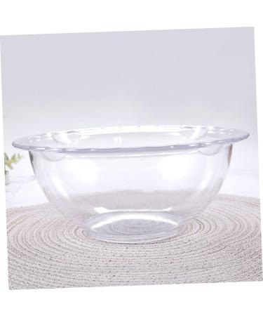 FRCOLOR 3 Pcs Lace Washbasin Spa Basin Wash Basin Transparent Bathroom Bowl Laundry Hand Wash Bucket Small Bowl Cosmetics Water Basin Bathing Basin Home Tools Fruit Bowl Pp Fashion 23x23cmx3pcs Transparentx3pcs - Buy Online on GoSupps.com