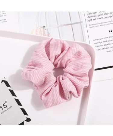 Shop 6 Pack Colorful Fabric Hair Tie Scrunchies for Women | Soft Elastic Ponytail Holders & Hair Accessories - Buy Online on GoSupps.com