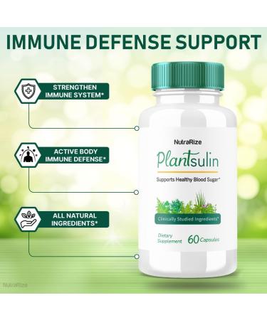 Plantsulin Oral Capsules - 2 Pack Gluco Supplement for Stable Healthy Levels | All-Natural Advanced Formula | 120 Capsules - Top Reviews - Buy Online on GoSupps.com