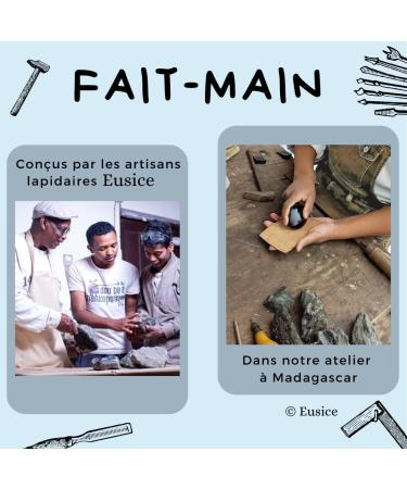 Eusice Blue Apatit Naturstein 100% Handmade Healing Stone for Anti-Stress & Creativity | High-Quality Blue Apatit for Wellness Meditation & Yoga (80g-100g) - Buy Online on GoSupps.com